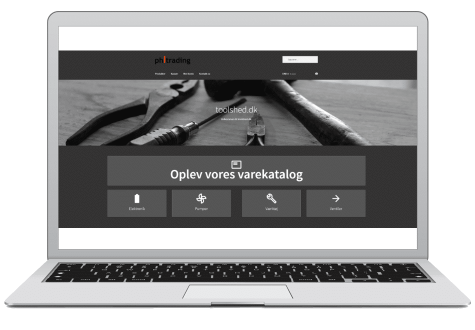 Electronic webshop